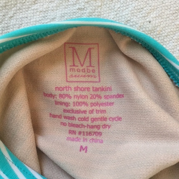 Modbe North Shore tankini Med Top XS Bottom - Picture 8 of 8